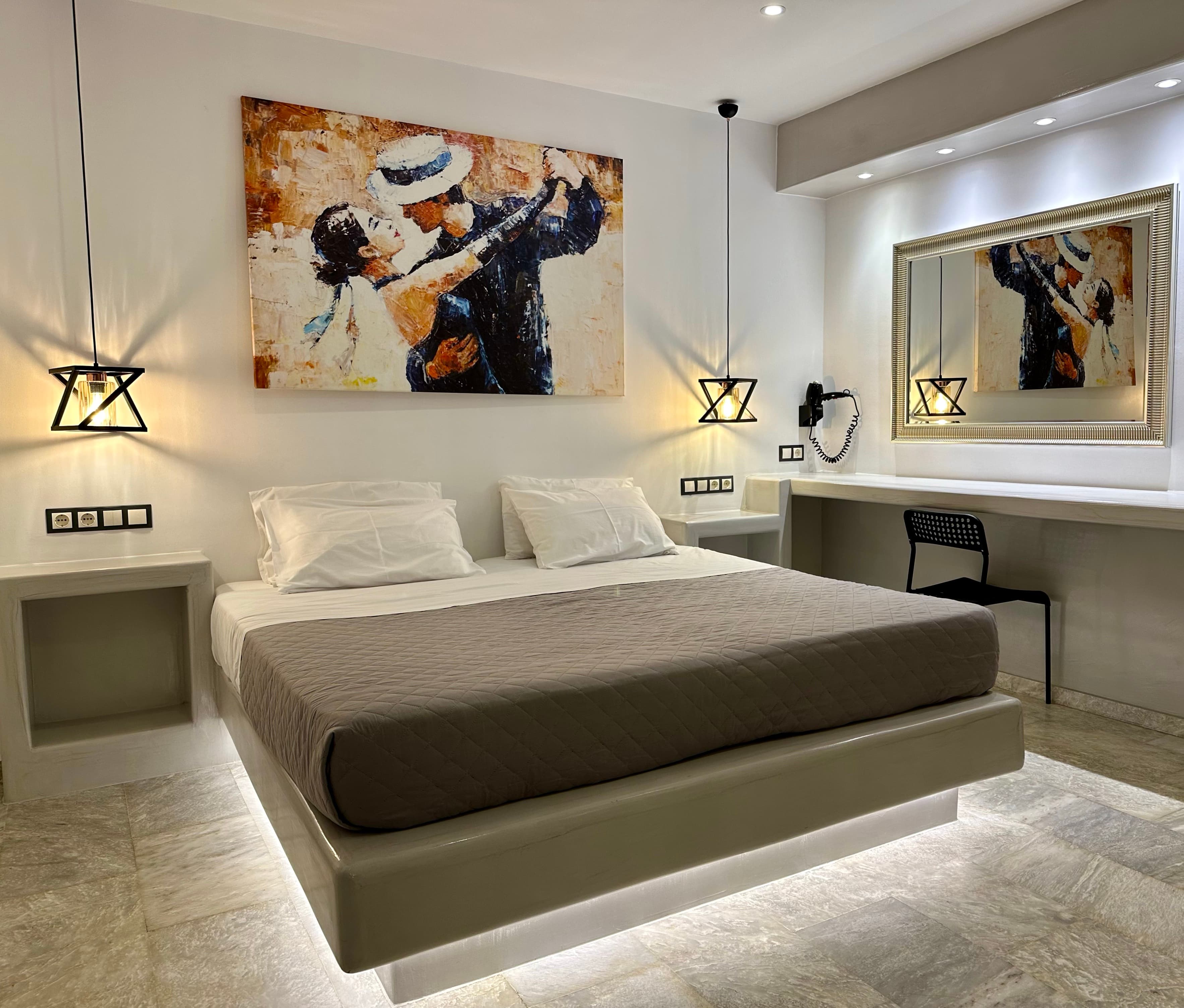 Apartment with kitchenette and living area