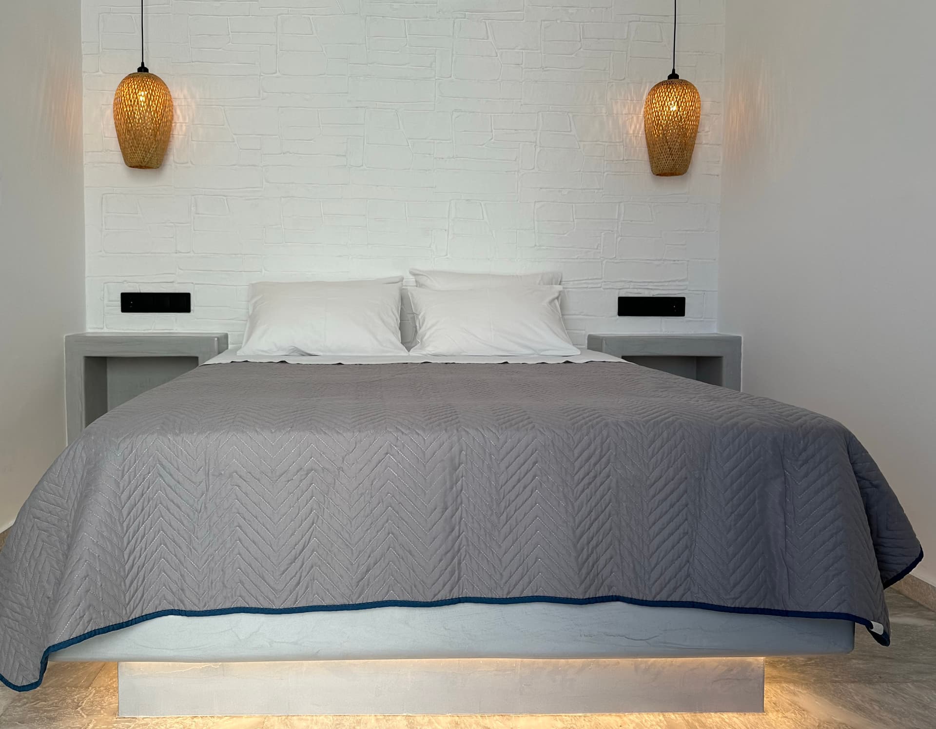 Standard Room interior with double bed - View 4