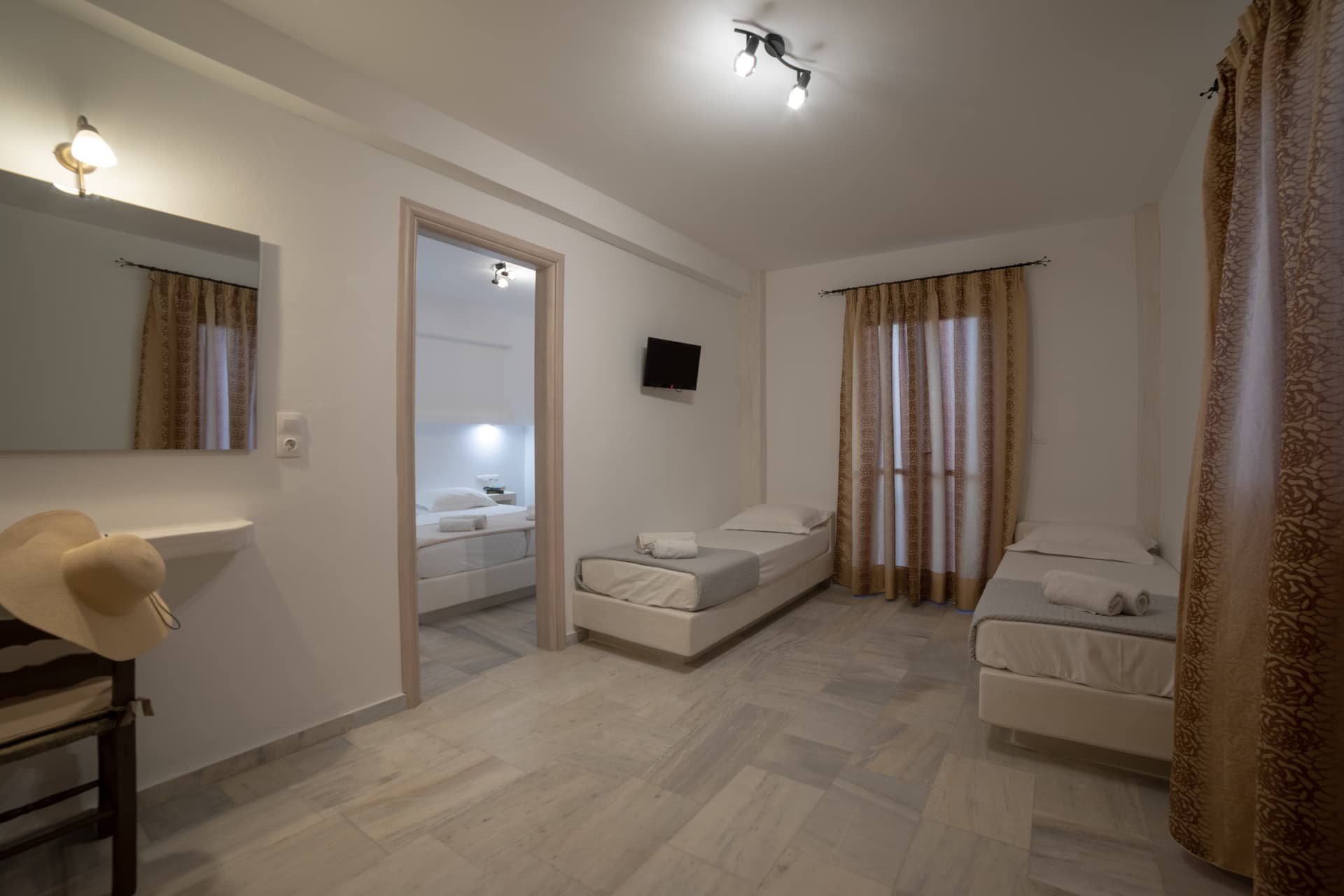 Standard Room interior with double bed - View 9